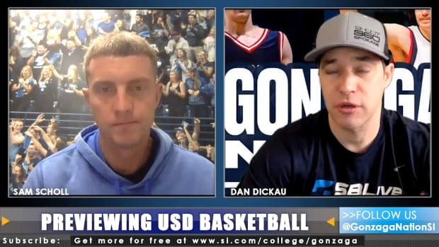 USD Head Coach Sam Scholl Talks With Dan Dickau